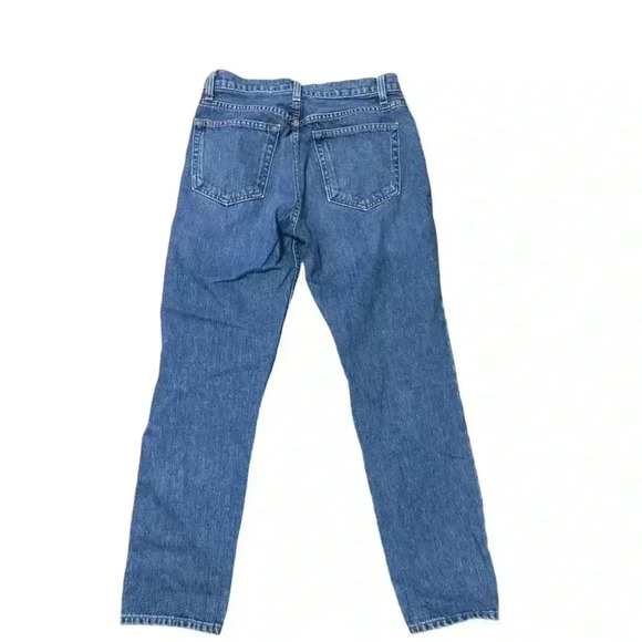 Reformation Julia High Cigarette Jean Baltic Wash Size 27 - Picture 2 of 6